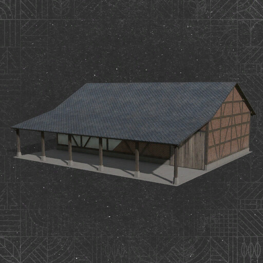Half-Timbered Barn