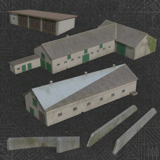 Big White Cow Barn