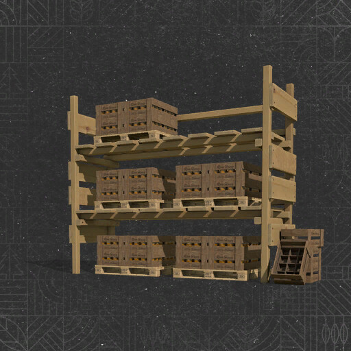 Honey Pallet Rack