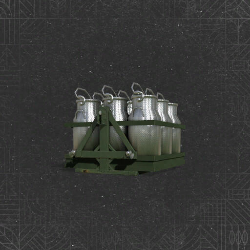 Milk/Water Transport On 3 Point Support Platform
