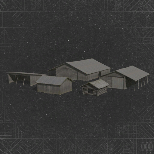 Old Log Sheds
