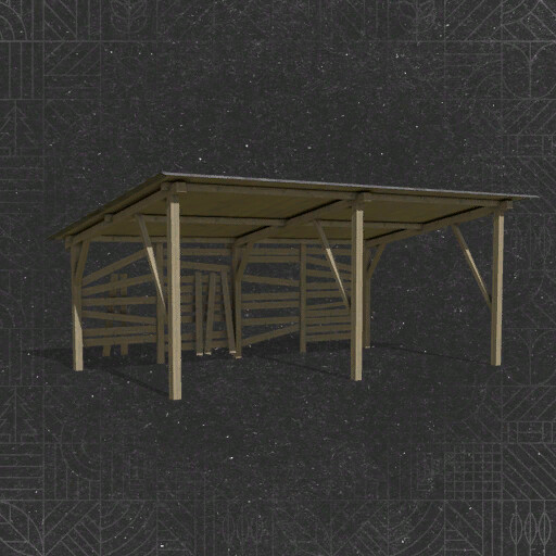 Small Wooden Shelter