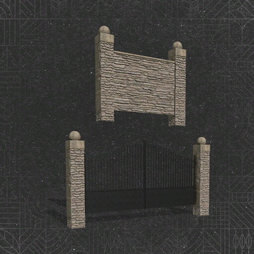 Fence Wall And Gate