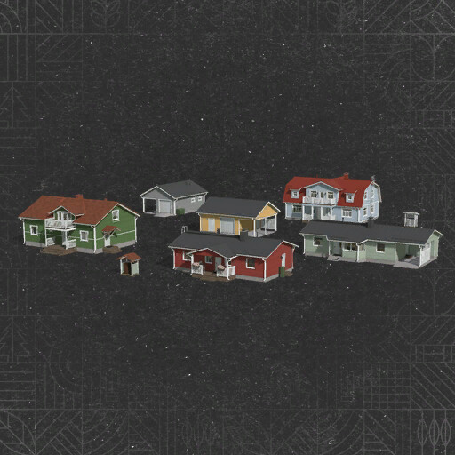Wooden Farmhouses