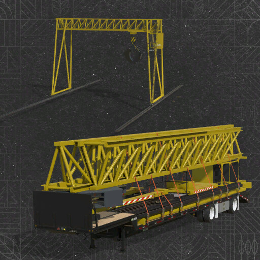 Wood Crane