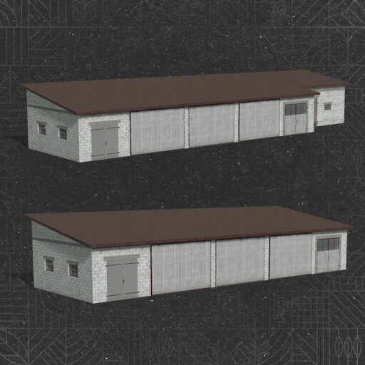 Concrete Block Garage