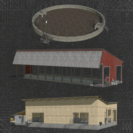 Pack With Modified Rearing Barns