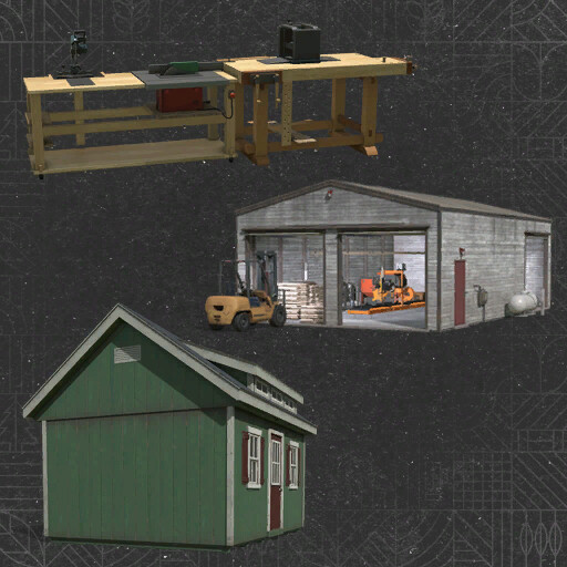 Refined Wood Chips, Sawdust Factory And Fuel Production Pack