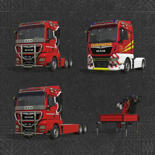 MAN TGX Semi-truck Pack