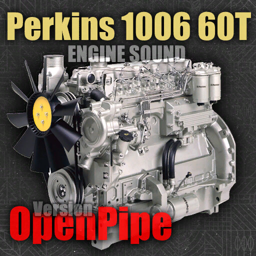Perkins 1006-60T OpenPipe Engine Sound (Prefab*)