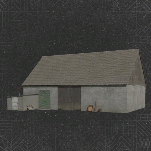 Barn With Cowshed