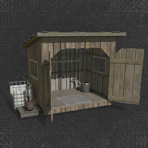Water Well With Shed