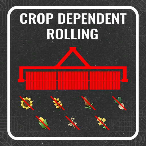 Crop-Dependent Rolling
