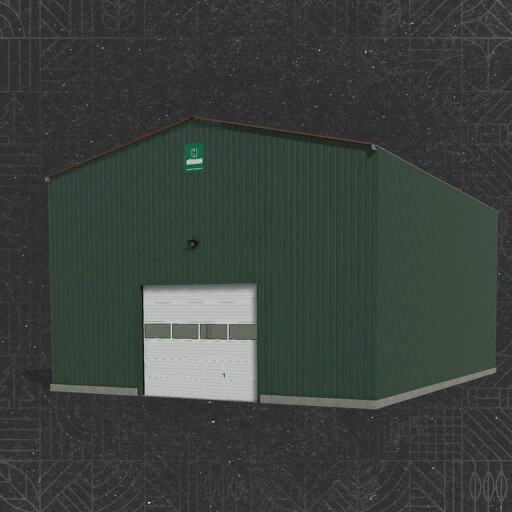 Forestry Machinery Hall With Workshop