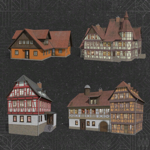 Timbered Houses
