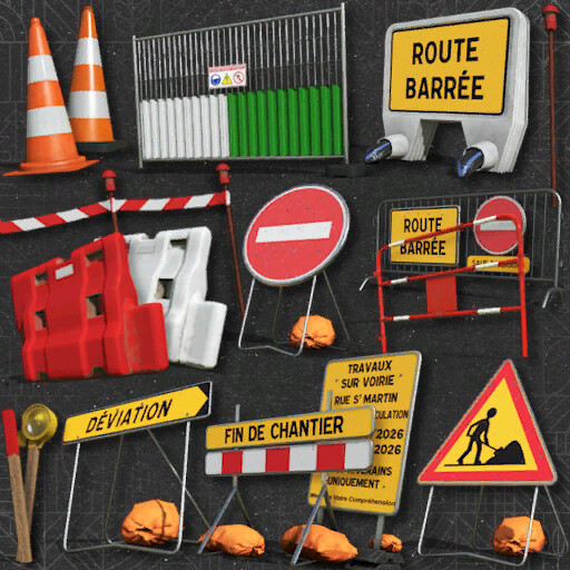French Temporary Marking