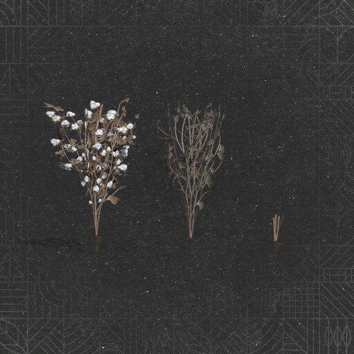 Stalk Shreddable Cotton Plants (Prefab*)
