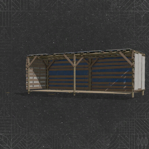 Small Rustic Bale Shed