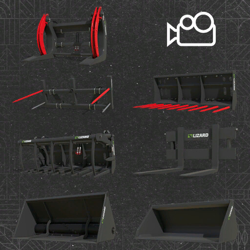 Front Loader Tools With Camera