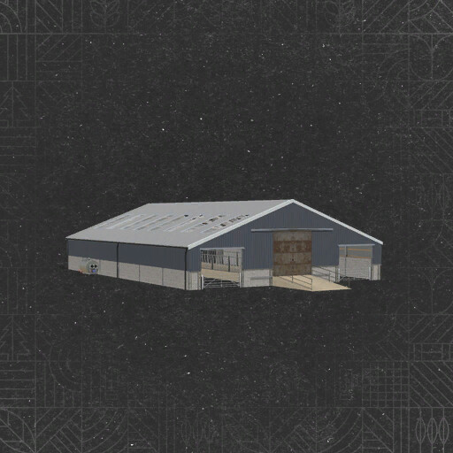 Large UK Indoor Cow Barn