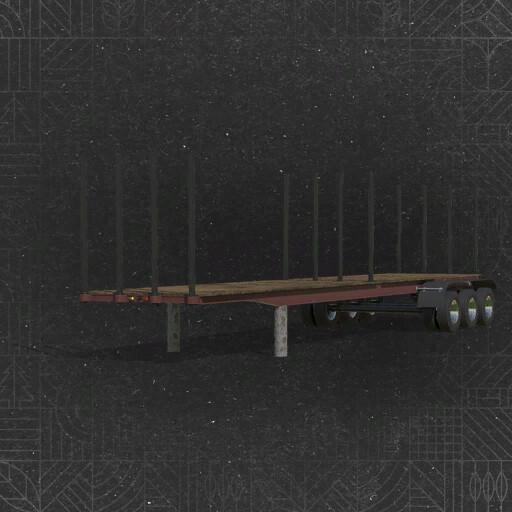 Old Log Trailer
