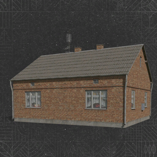 Small Red Brick House