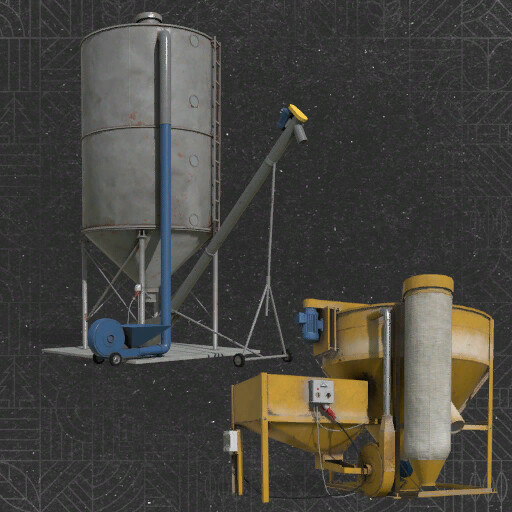 Food Mixer And Silo