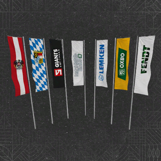 XXL Flag Pack Prefab (Prefab*)
