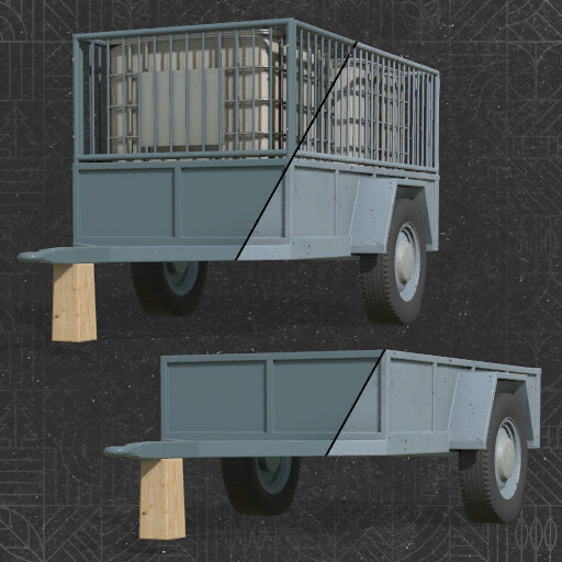 One Axle Trailer
