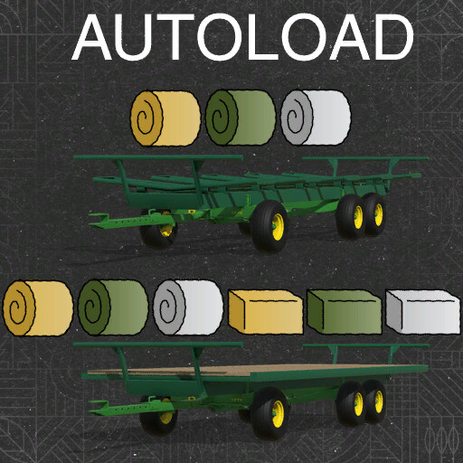 John Deere 1275 Bale Wagons