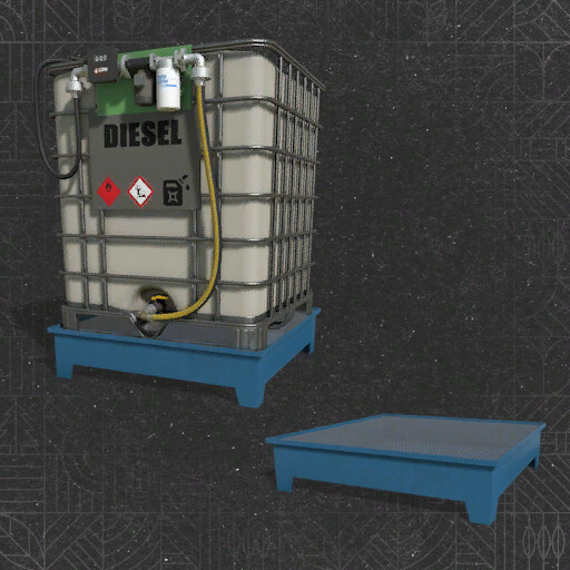 Fuel Tank With Grating