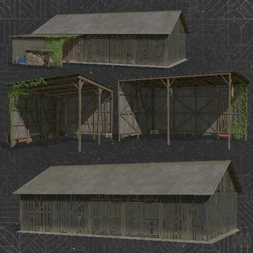 Big Barns With Sheds