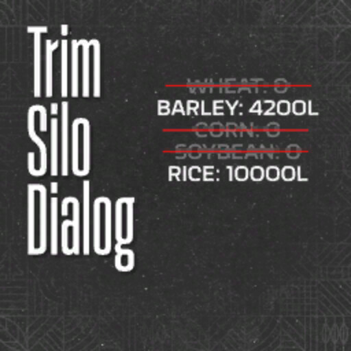 Trim Silo Dialog