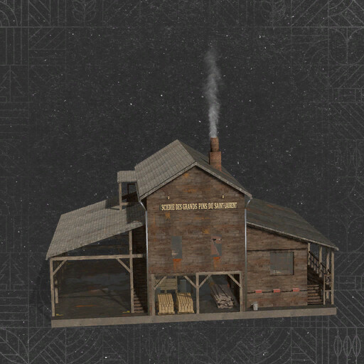 Old Canadian Saw Mill