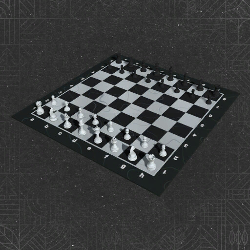Playable Garden Chess Set