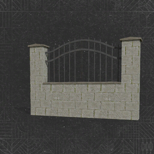 Concrete Tile Fence (Prefab*)