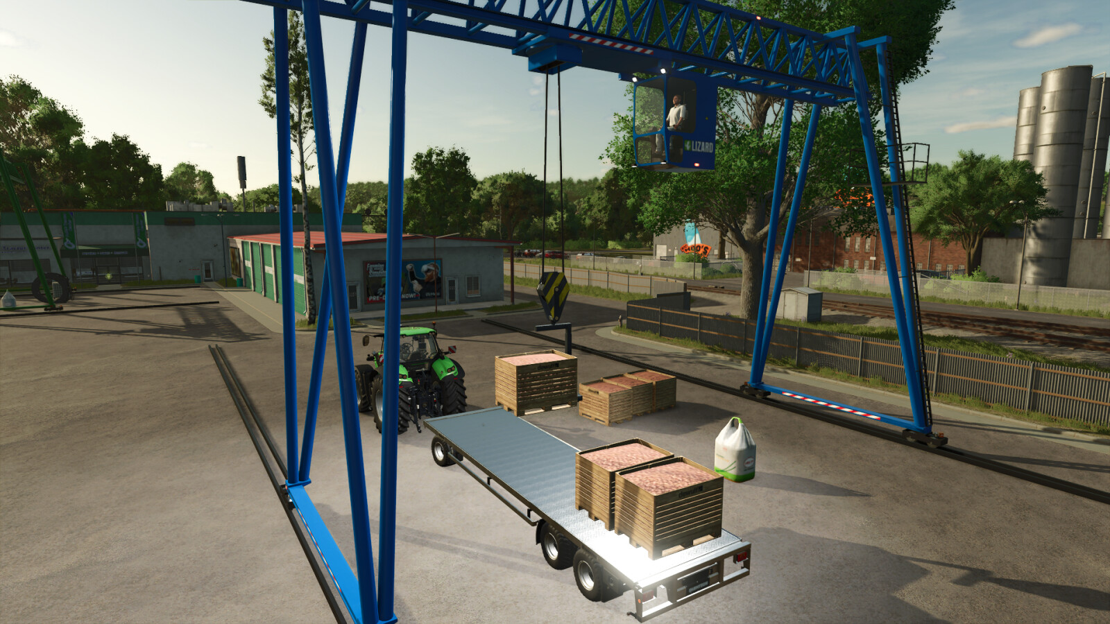 Wood Crane