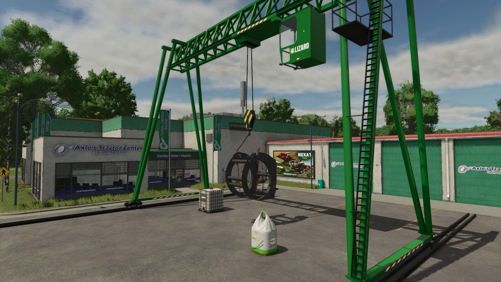 Wood Crane