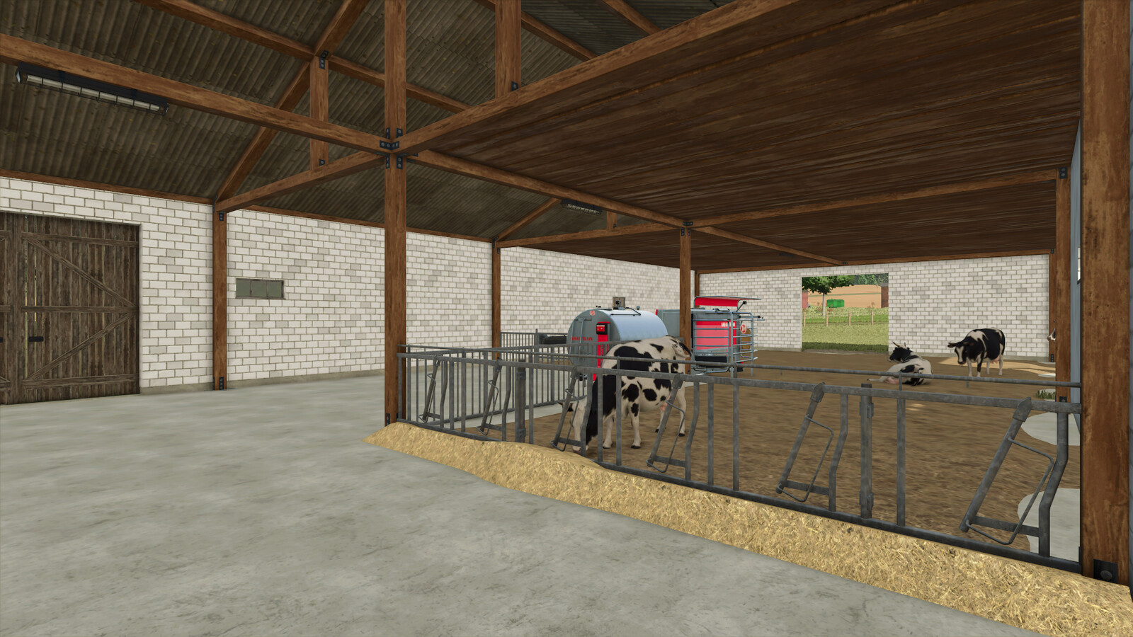 Old Garage And Barn