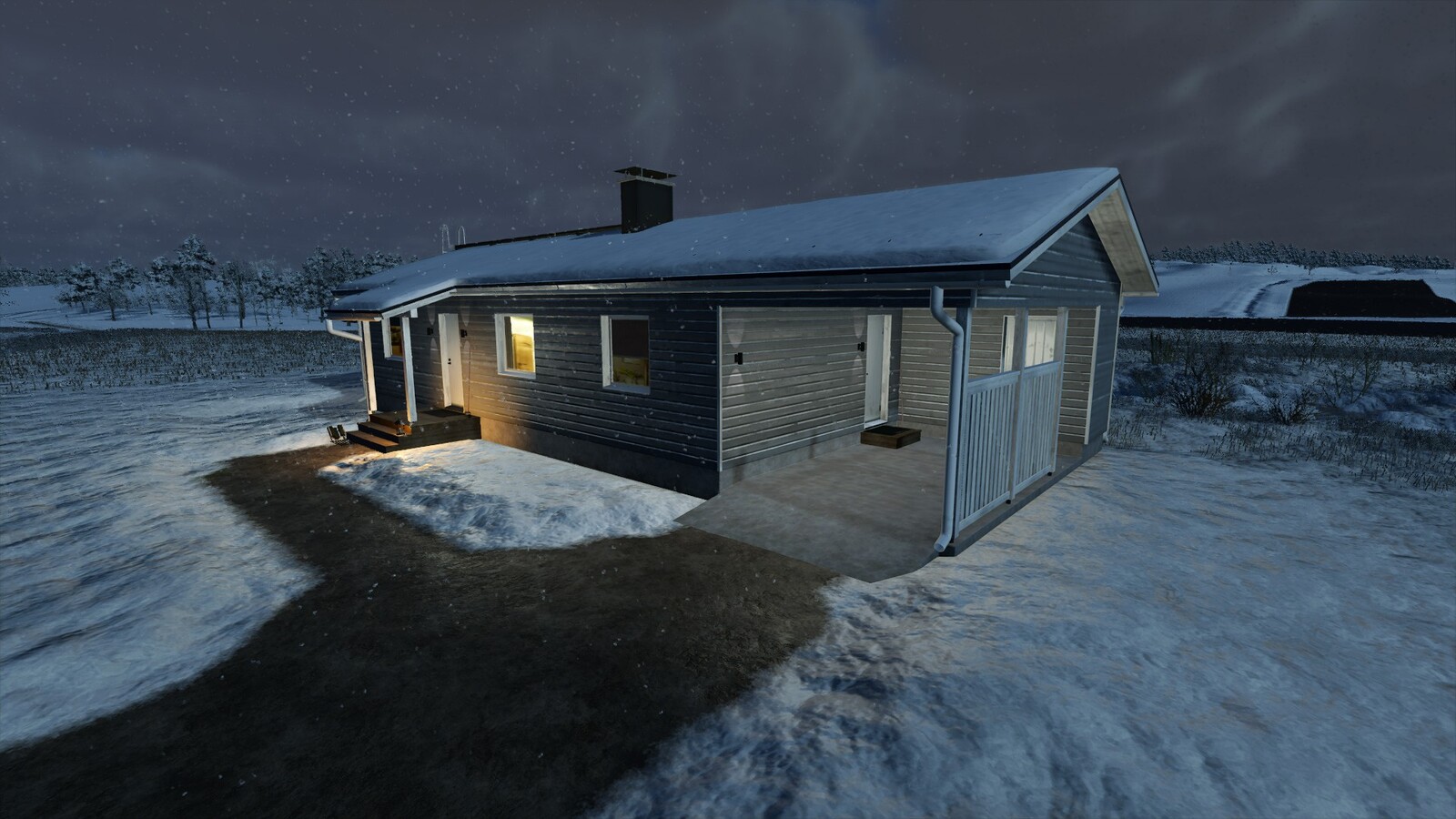 Wooden Farmhouses