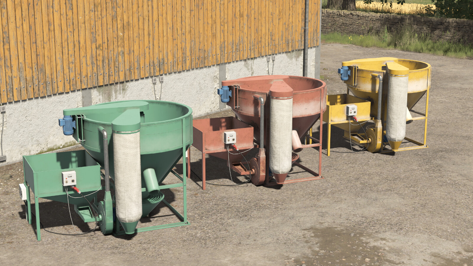 Food Mixer And Silo