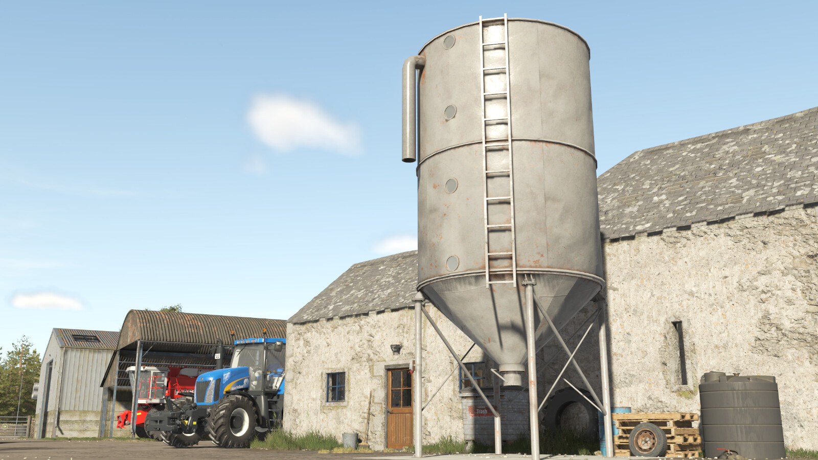 Food Mixer And Silo