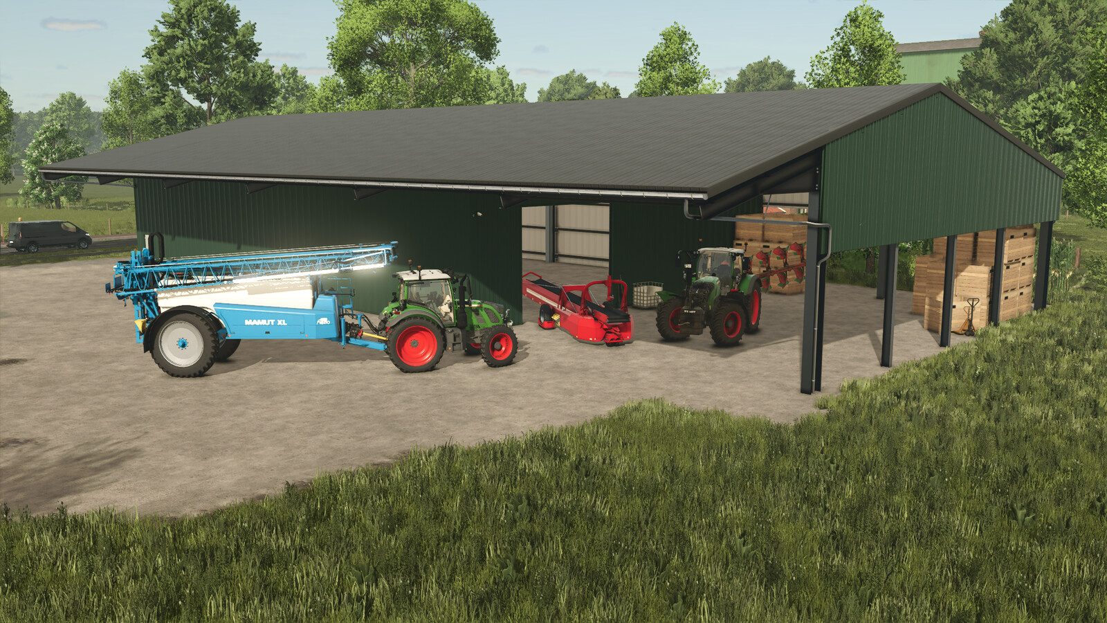 Crate Storage Shed
