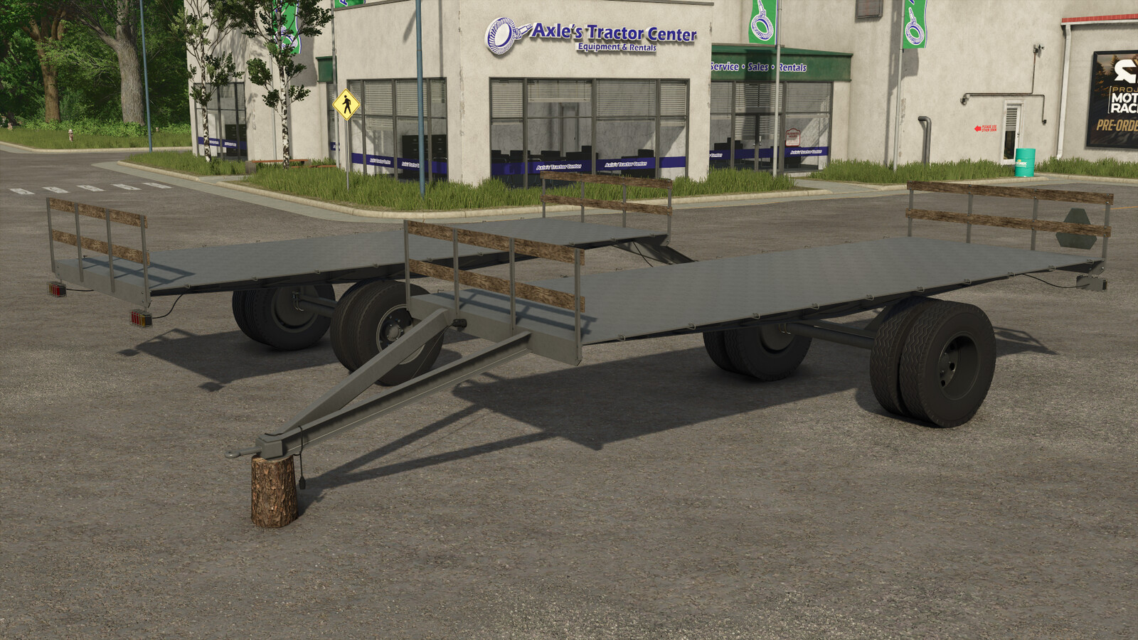 Homemade Bale Trailer