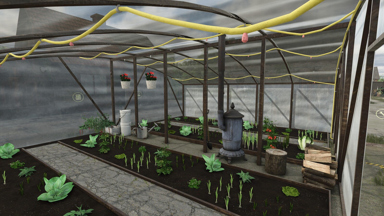 Greenhouse With Storage