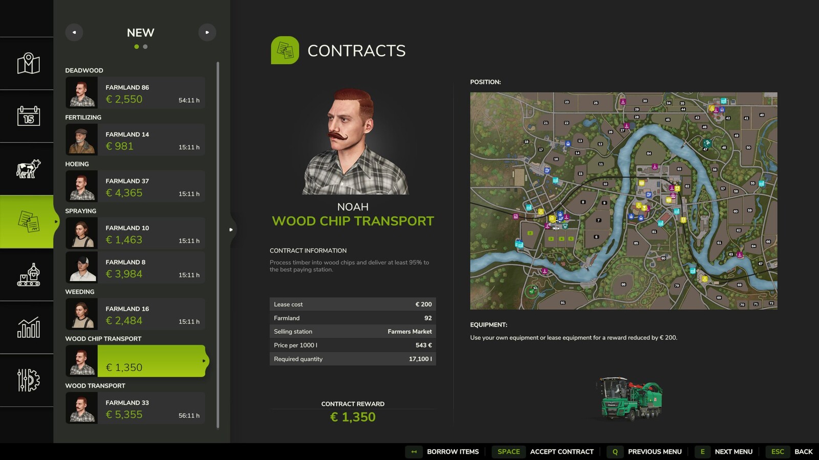 Wood Chips Missions