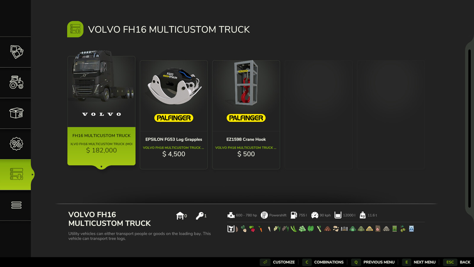 VOLVO FH16 MULTICUSTOM TRUCK