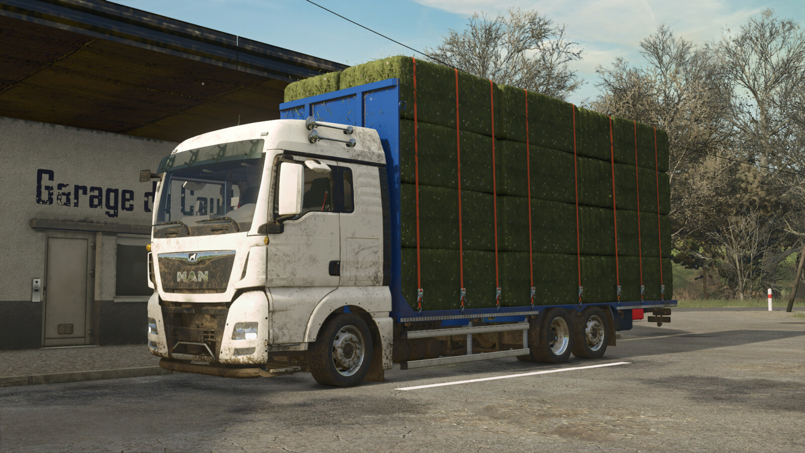 MAN TGX 6x2 Straw Bale