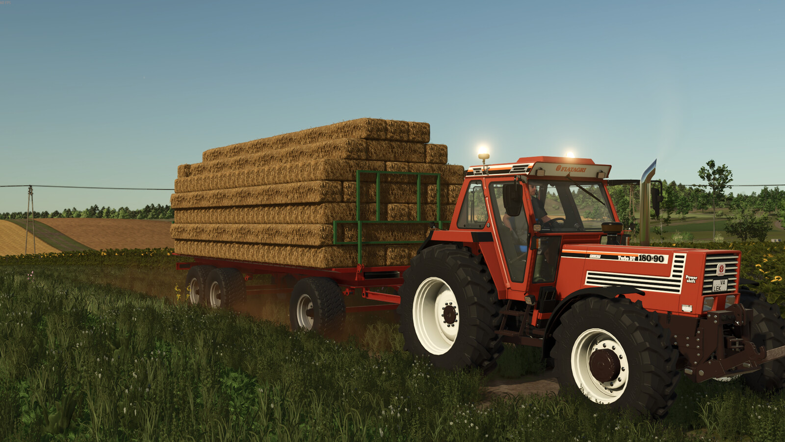 Homemade Bale Trailer