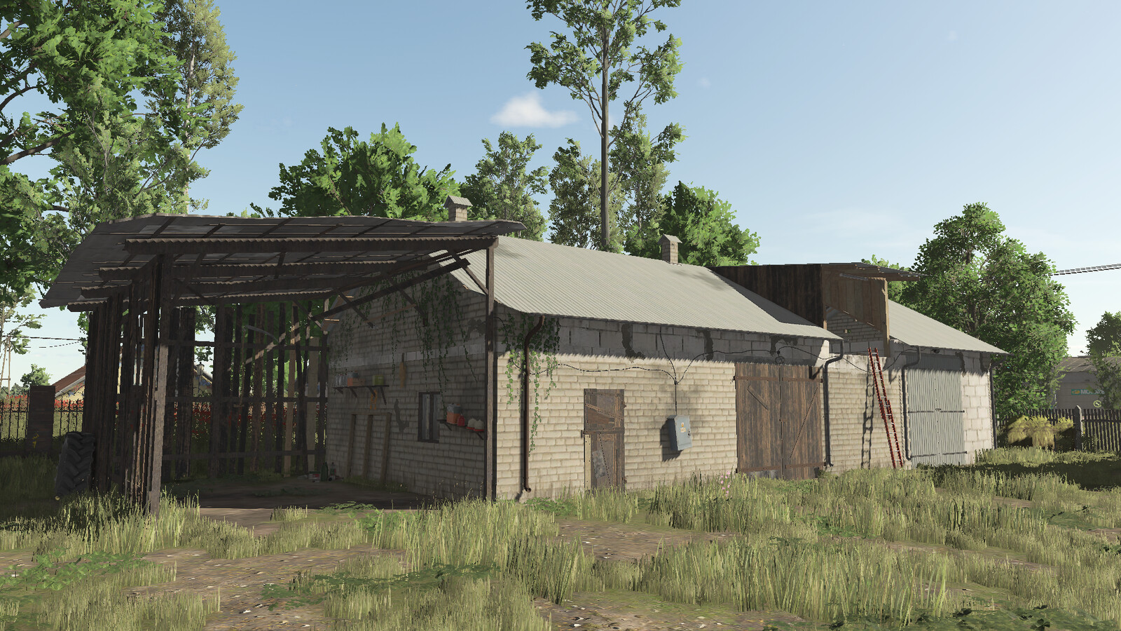 Brick Garage